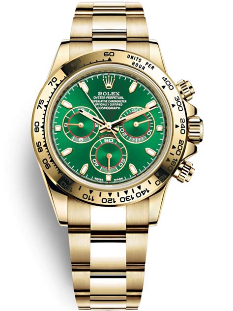 rolex daytona gold green price|rolex gold daytona green dial.